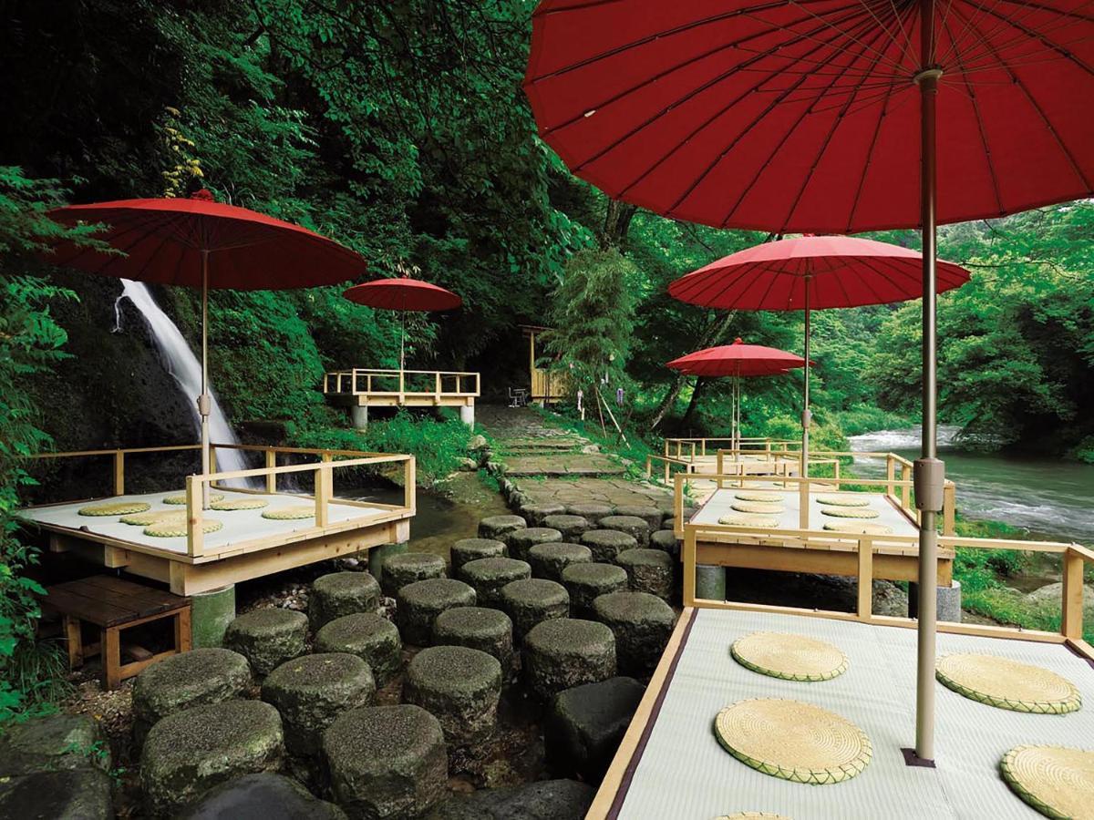 Hotel Ooedo Onsen Monogatari Premium Yoshinoya Irokuen à Kaga  Extérieur photo
