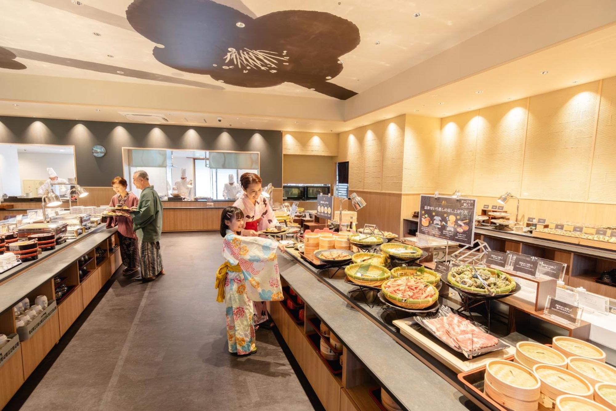 Hotel Ooedo Onsen Monogatari Premium Yoshinoya Irokuen à Kaga  Extérieur photo