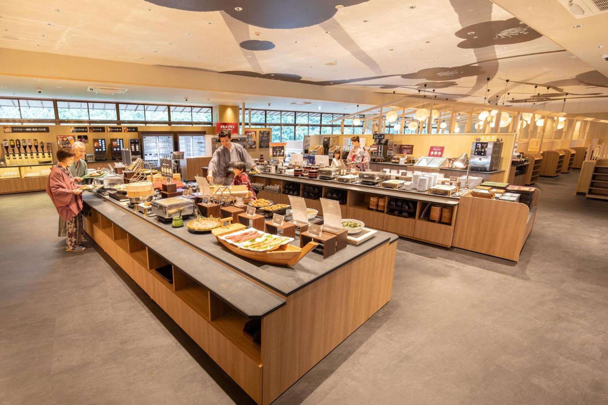 Hotel Ooedo Onsen Monogatari Premium Yoshinoya Irokuen à Kaga  Extérieur photo